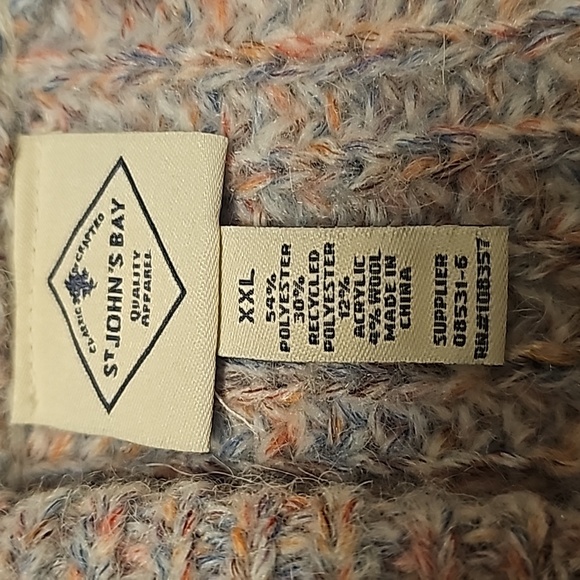 NWT St. Johns Bay cowl neck sweeter - Picture 6 of 9